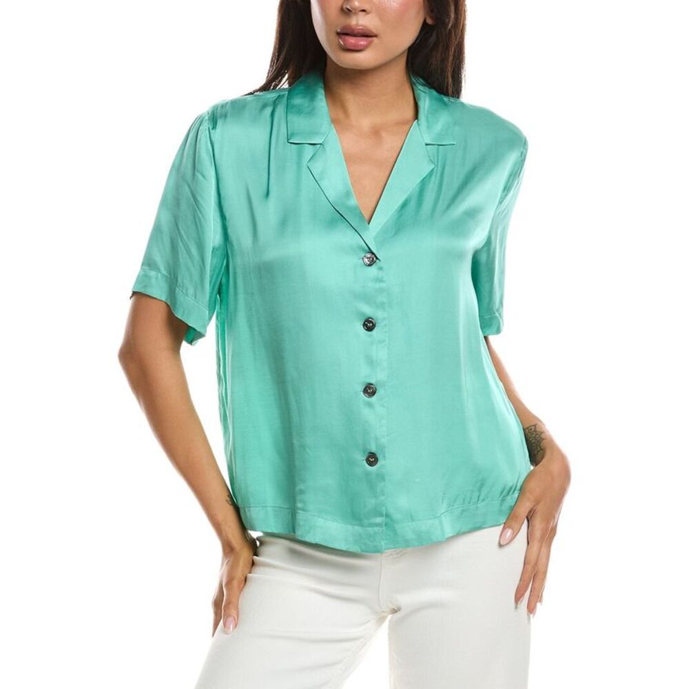 Frnch Womens  Chelly Woven Blouse, Blue